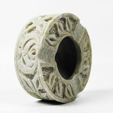 Round Soapstone Ashtray